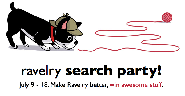 it's time for a Ravelry Search Party!